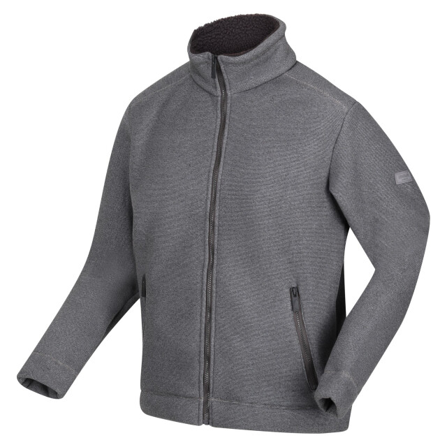 Regatta Heren garrian ii full zip fleece jacket UTRG8098_stormgreyblack large