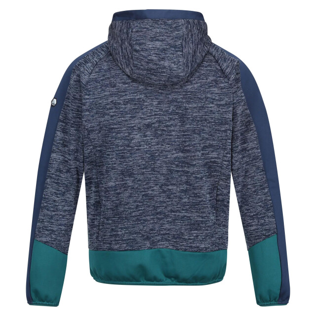Regatta Heren cadford iv marl fleecejack UTRG8103_admiralbluepacificgreen large