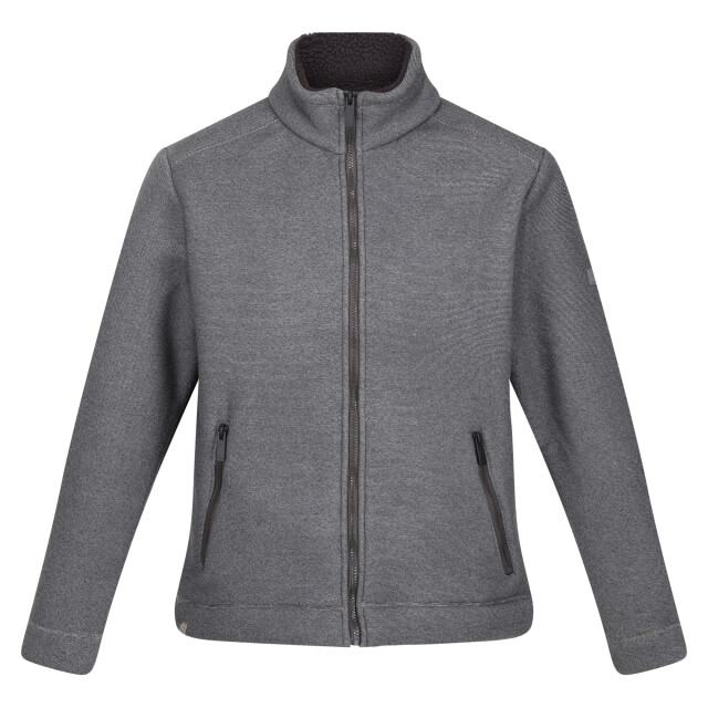 Regatta Heren garrian ii full zip fleece jacket UTRG8098_stormgreyblack large