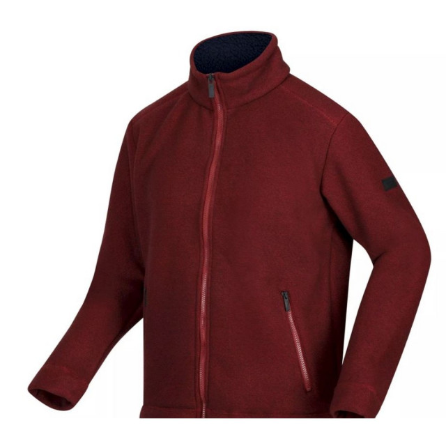 Regatta Heren garrian ii full zip fleece jacket UTRG8098_syrahred large