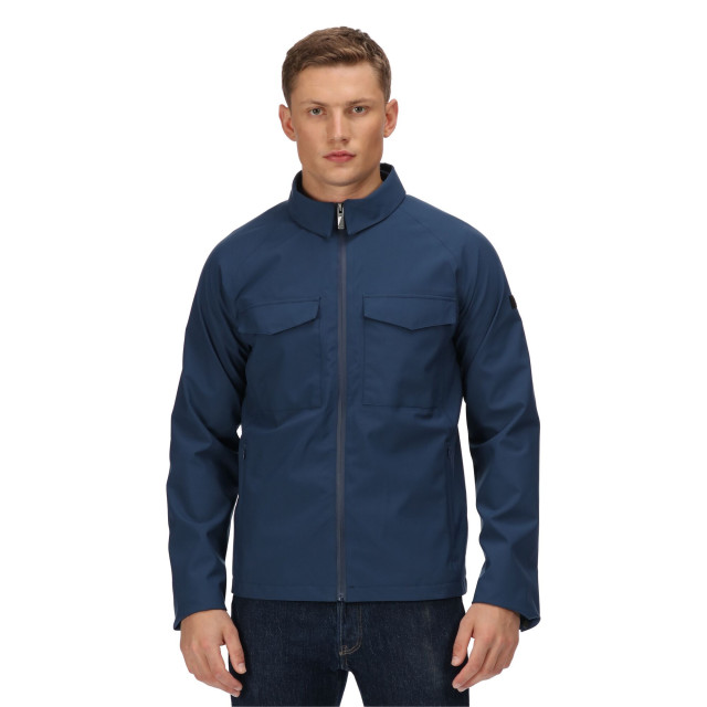 Regatta Heren walken waterdichte jas UTRG7432_darkdenim large