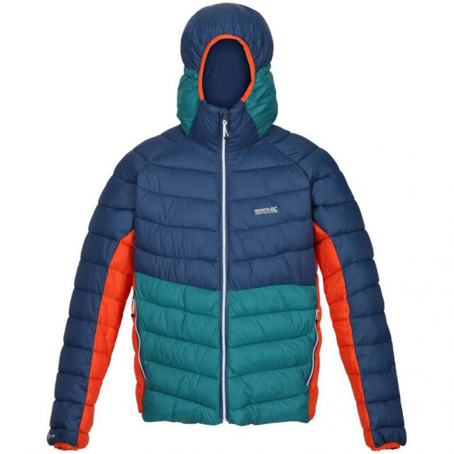 Regatta Heren harrock puffer jacket UTRG8151_admiralbluepacificgreen large