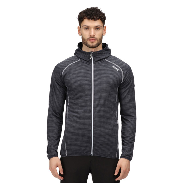 Regatta Heren yonder full zip hoodie UTRG7287_indiagrey large