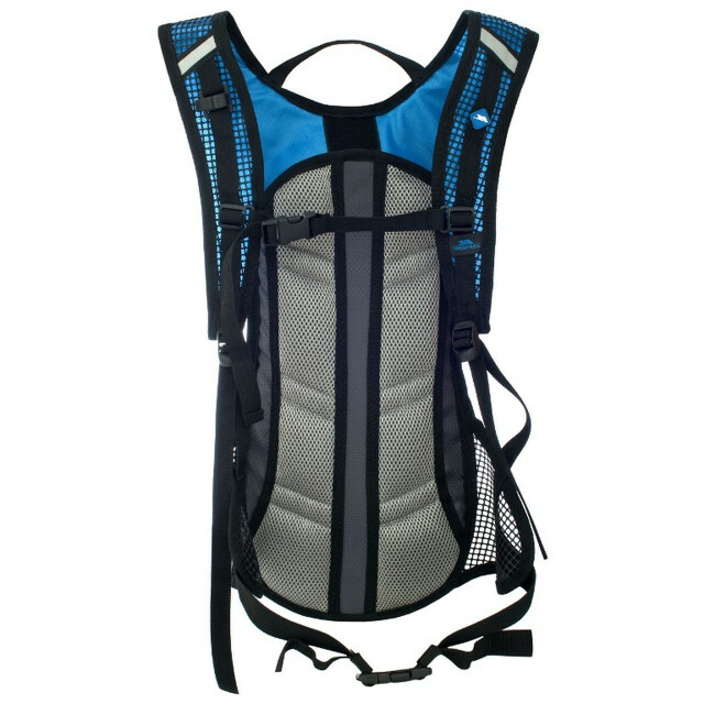 Trespass Spiegelhygiëne rugzak/rugzak (15 liter) met waterreservoir (2 liter) UTTP367_cobalt large