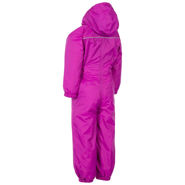 Trespass Kids unisex dripdrop gewatteerd waterdicht regenpak UTTP1007_purpleorchid large