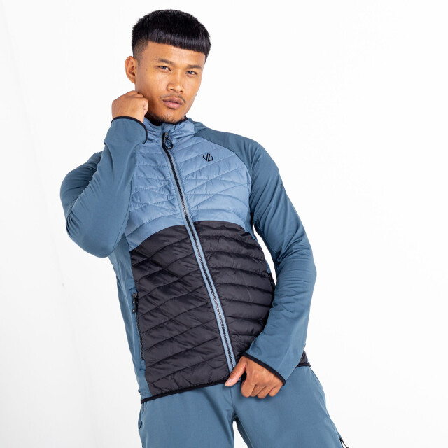 Dare2b Heren mountaineer wol hybride jas UTRG7096_greymirageblack large
