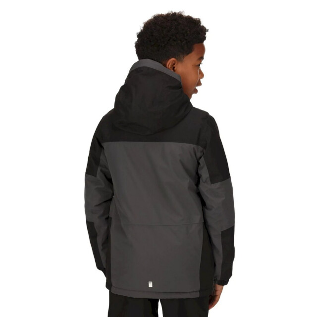 Regatta Kinderen/kinderen beamz ii geïsoleerde jas UTRG8061_darkgreyblack large