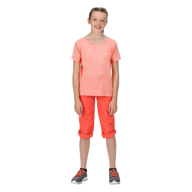 Regatta Sorcer v bergbroek voor kinderen/kinderen UTRG7536_neonpeachfusioncoral large