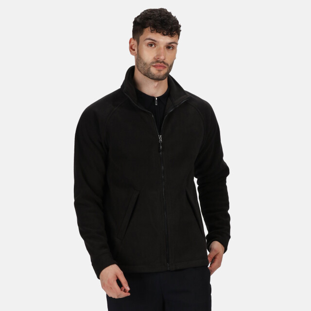 Regatta Grote buiten unisex sigma symmetrie zwaargewicht anti-pill fleece zip up jacket (380 gsm) UTRG1843_black large