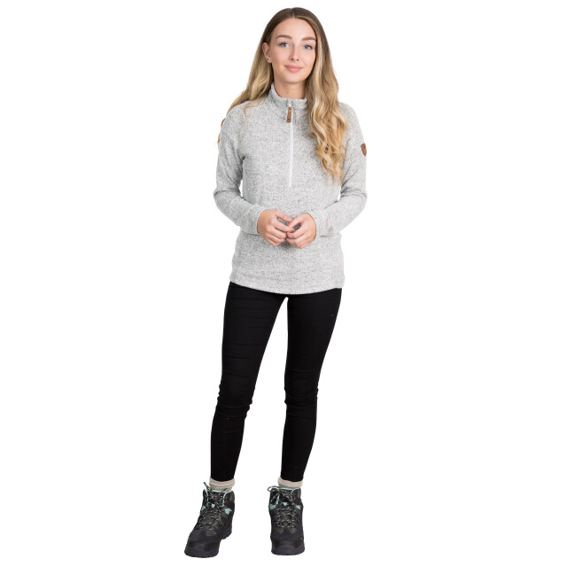 Trespass Dames tenderness leder fleece top UTTP5532_greymarl large