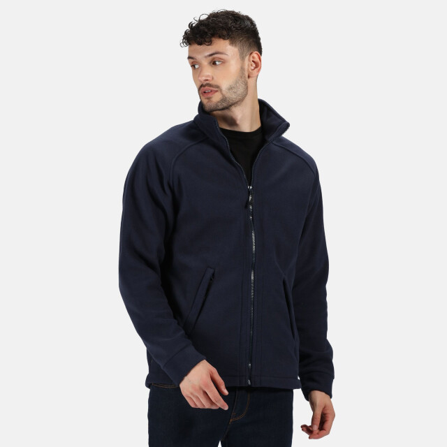 Regatta Grote buiten unisex sigma symmetrie zwaargewicht anti-pill fleece zip up jacket (380 gsm) UTRG1843_darknavy large