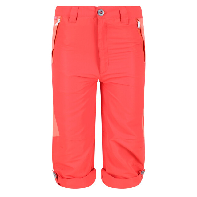 Regatta Sorcer v bergbroek voor kinderen/kinderen UTRG7536_neonpeachfusioncoral large