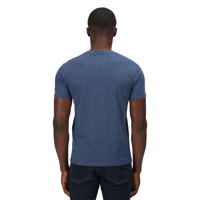 Regatta Heren caelum slub t-shirt UTRG7773_darkdenim large