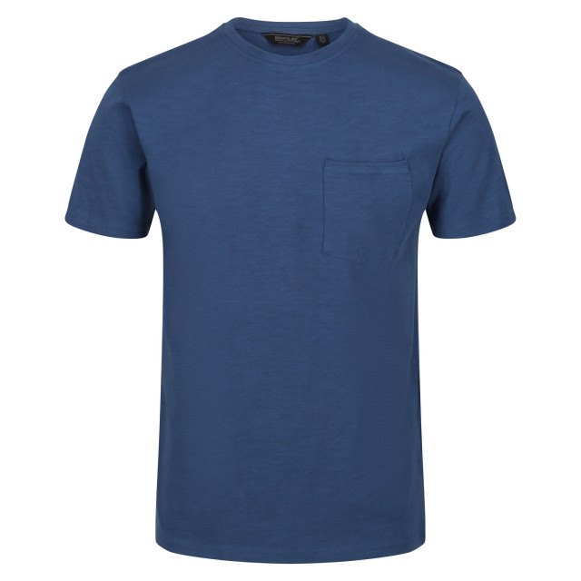 Regatta Heren caelum slub t-shirt UTRG7773_darkdenim large