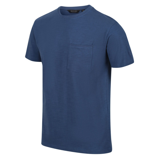 Regatta Heren caelum slub t-shirt UTRG7773_darkdenim large