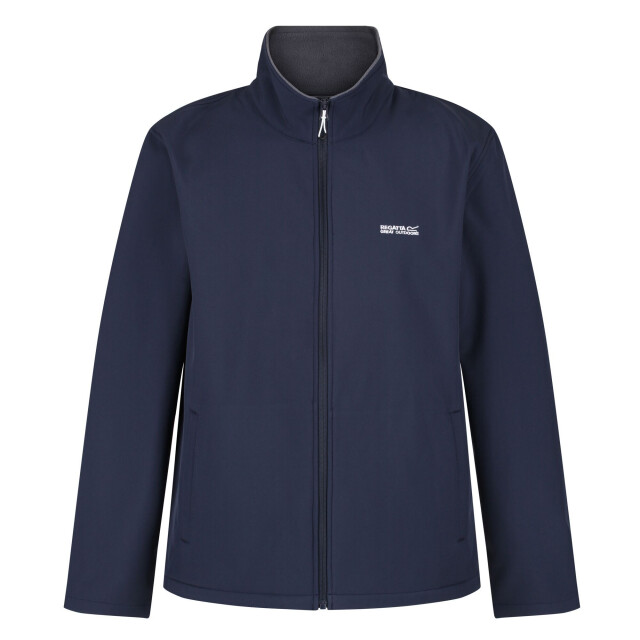 Regatta Heren cera v wind resistant soft shell jas UTRG6259_navy large