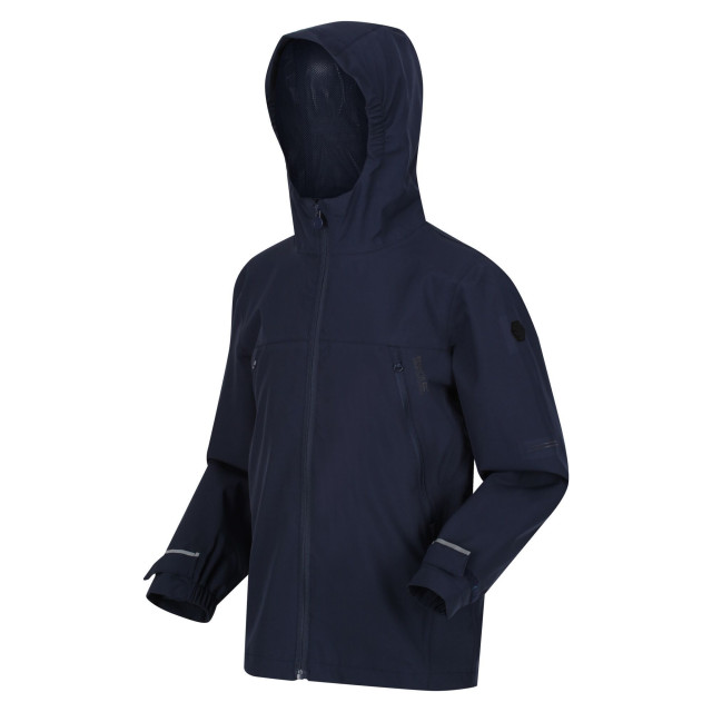 Regatta Kinder/kids pulton waterdichte jas UTRG6702_navy large