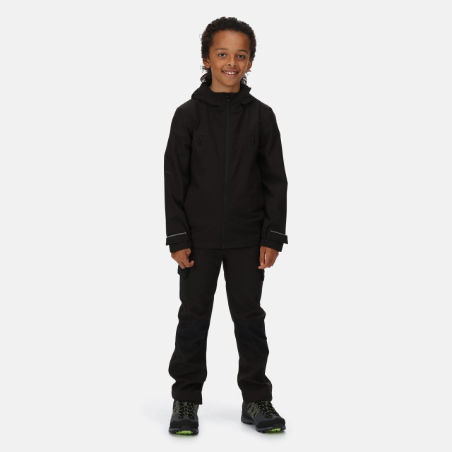 Regatta Kinder/kids pulton waterdichte jas UTRG6702_black large