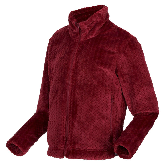 Regatta Kinder/kinder kallye ripple fleece jacket UTRG8363_darkpimento large