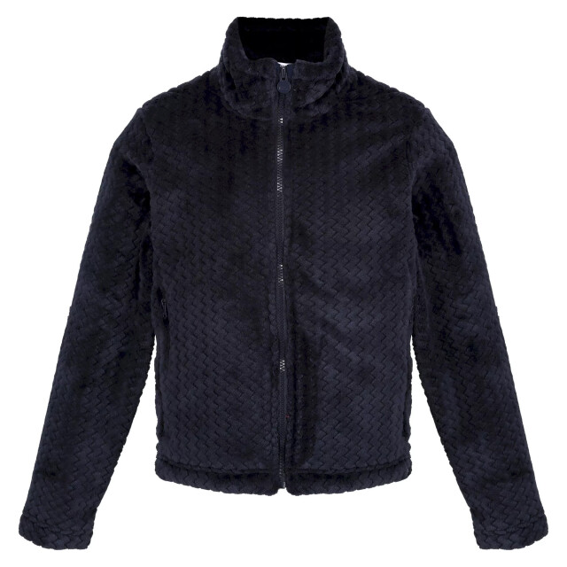Regatta Kinder/kinder kallye ripple fleece jacket UTRG8363_navy large