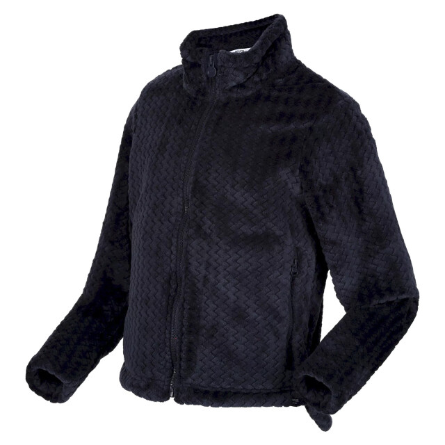 Regatta Kinder/kinder kallye ripple fleece jacket UTRG8363_navy large