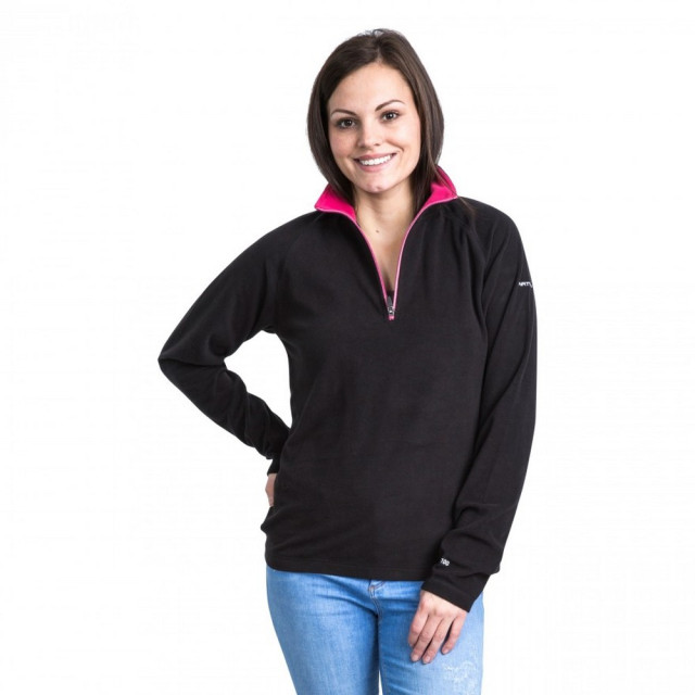 Trespass Dames skylar fleece top UTTP3975_black large