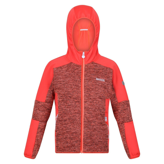 Regatta Kinder/kids dissolver v fleece UTRG7134_fusioncoralneonpeach large