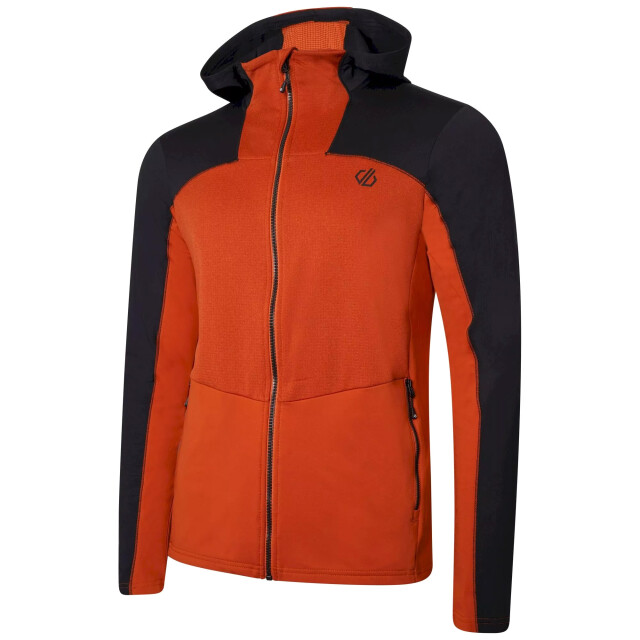 Dare2b Heren revive ii lichtgewicht hoodie UTRG7526_burntbrickblack large