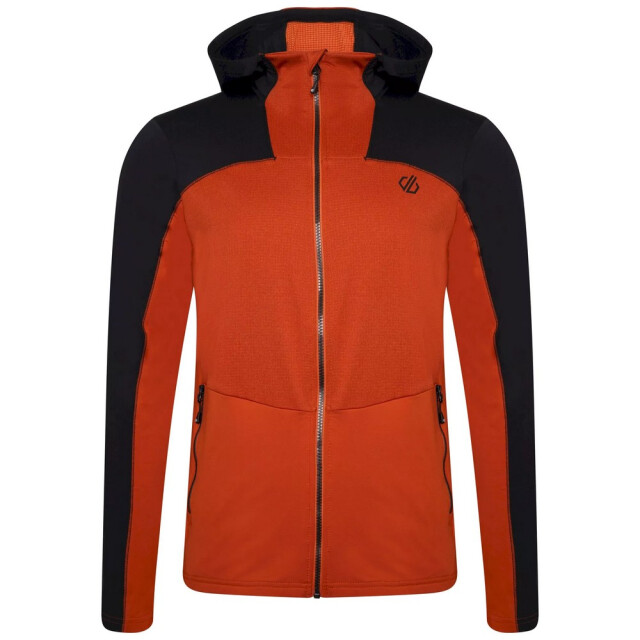 Dare2b Heren revive ii lichtgewicht hoodie UTRG7526_burntbrickblack large