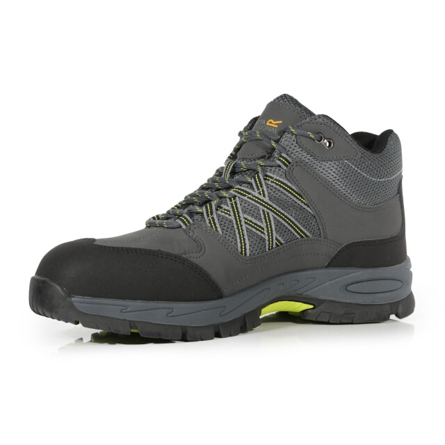 Regatta Veiligheidsschoenen van zandsteen, heren UTRG6629_briargreylime large