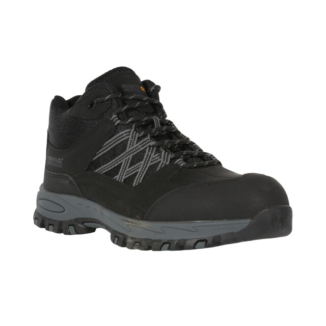 Regatta Veiligheidsschoenen van zandsteen, heren UTRG6629_blackgranite large