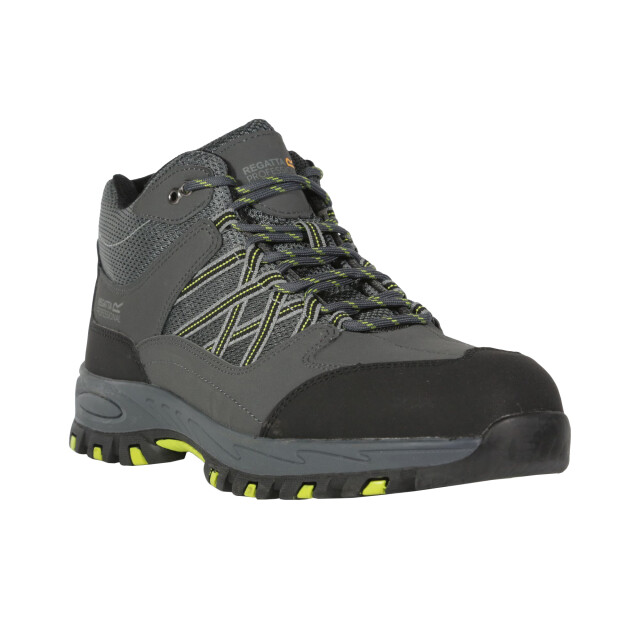 Regatta Veiligheidsschoenen van zandsteen, heren UTRG6629_briargreylime large
