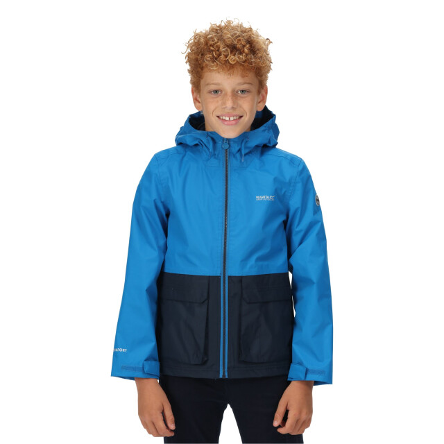 Regatta Kinder/kids hywell waterdicht jasje UTRG7015_imperialbluenavy large