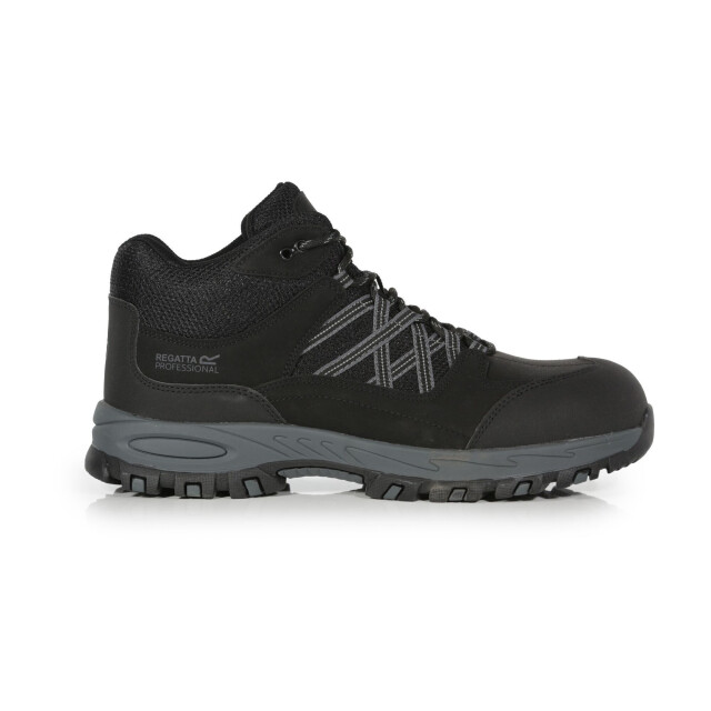 Regatta Veiligheidsschoenen van zandsteen, heren UTRG6629_blackgranite large