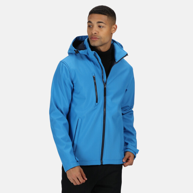 Regatta Heren 3 layer membrane soft shell jas UTRG5717_frenchbluenavy large