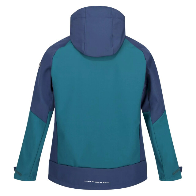 Regatta Heren hewitts vii soft shell jas UTRG8144_pacificgreenadmiralblue large