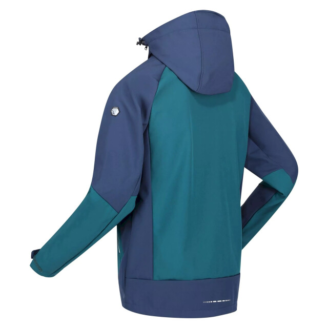 Regatta Heren hewitts vii soft shell jas UTRG8144_pacificgreenadmiralblue large