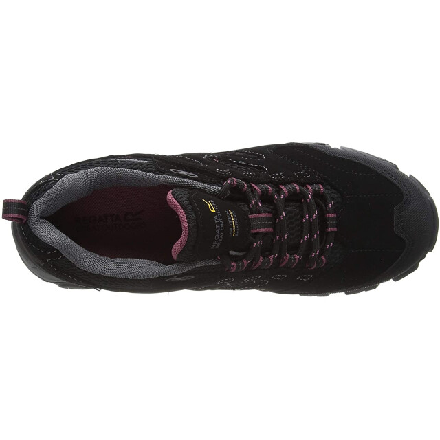 Regatta Dames holcombe iep lage wandelschoenen UTRG3704_jetblackantiquepink large