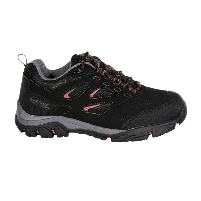 Regatta Dames holcombe iep lage wandelschoenen UTRG3704_jetblackantiquepink large