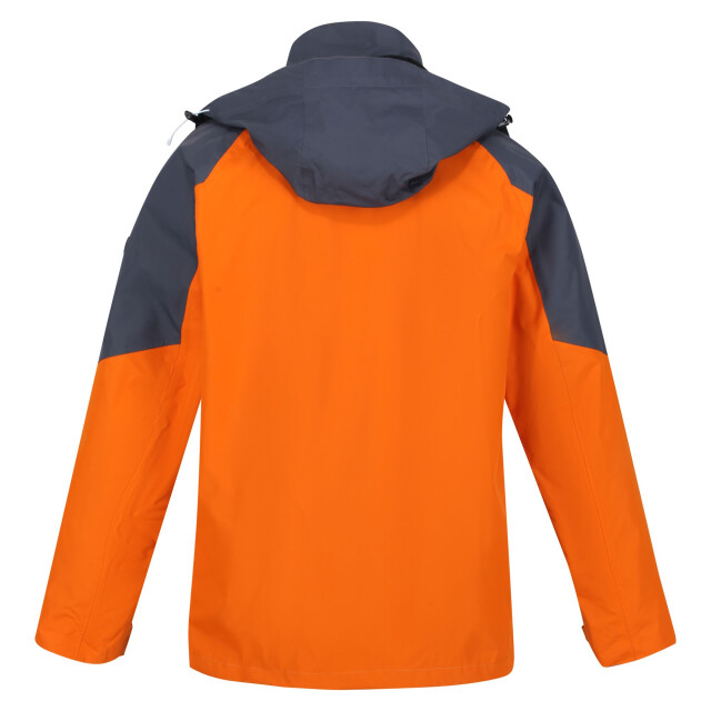 Regatta Heren calderdale iv waterdichte softshell wandeljas met capuchon UTRG5965_foxindiagrey large