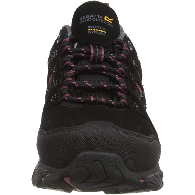 Regatta Dames holcombe iep lage wandelschoenen UTRG3704_jetblackantiquepink large