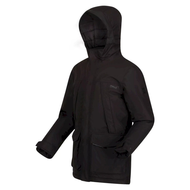 Regatta Kinderen/kinderen paddrick waterdichte parka UTRG8271_black large