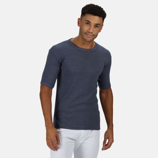Regatta Heren thermo underwear korte mouwen t-shirt UTRG1427_denimblue large