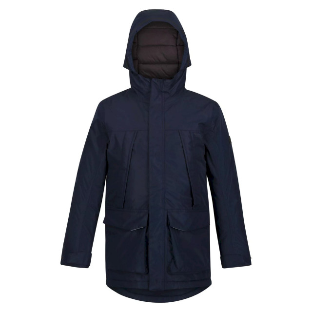 Regatta Kinderen/kinderen paddrick waterdichte parka UTRG8271_navy large