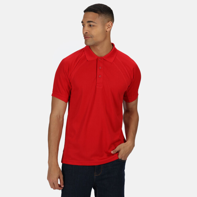 Regatta Professioneel heren coolweave poloshirt met korte mouwen UTRG2161_classicred large