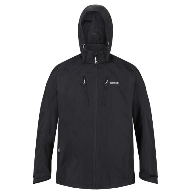 Regatta Heren calderdale iv waterdichte softshell wandeljas met capuchon UTRG5965_black large