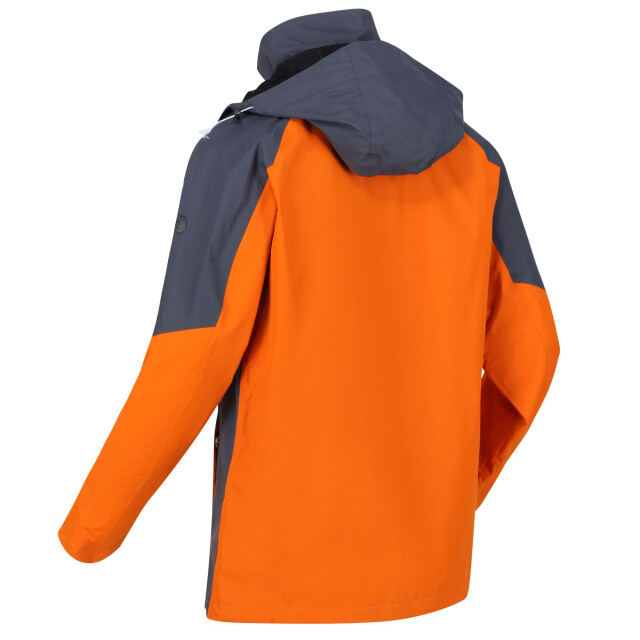 Regatta Heren calderdale iv waterdichte softshell wandeljas met capuchon UTRG5965_foxindiagrey large