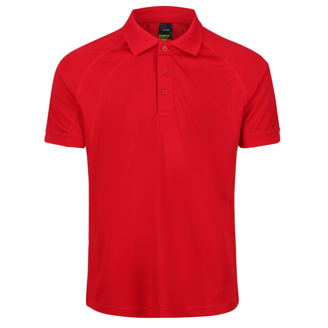 Regatta Professioneel heren coolweave poloshirt met korte mouwen UTRG2161_classicred large