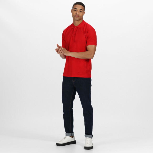 Regatta Professioneel heren coolweave poloshirt met korte mouwen UTRG2161_classicred large