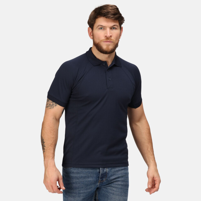 Regatta Professioneel heren coolweave poloshirt met korte mouwen UTRG2161_navy large